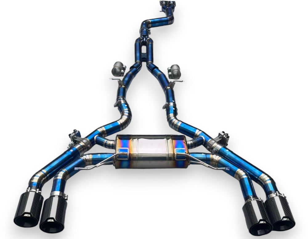 2019 + Bmw X3M/X4M Valved Sport Exhaust System | F97/F98 Titanium / Chrome Tips